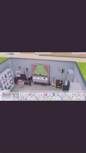 Make my cutecore/kawaii themed bedroom in the Sims 4 #simsbuild #speedbuild #simsbuilder #cutecore