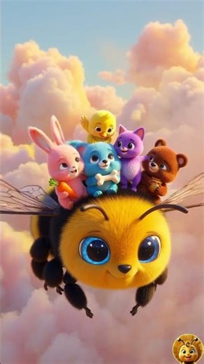 5 Friends on a Giant Bumblebee Ride | Giggles Tv #cartoon