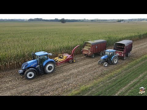 Chopping Corn Silage & Filling Ag Bags - Versailles Ohio