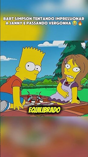 Bart Simpson and Jenny together 😳