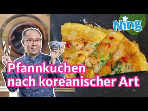 Korean-style shrimp pancakes 🥢 Crispy & easy to make