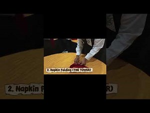 4 SIMPLE & BEAUTIFUL TABLE NAPKIN FOLDING | Lipatan Napkin Simple dan Indah