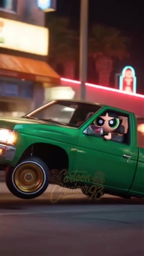 Cartooncruiser Lowrider on Instagram: "Buttercup Powerpuff Girls throwback ai #power #powerpuff #ai #cartoon"