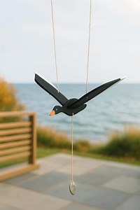 Dark Grey Goose – Wooden Flying Bird Mobile | Handmade Kinetic Nursery Decor | Baltic Waterfowl Gift | Moving Wings | - Etsy UK