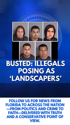 16 reactions | ILLEGAL LANDSCAPERS: Florida Cops Bust Colombian Theft...