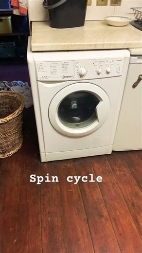 Indesit washing machine spin cycle - white Noise