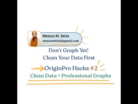 OriginPro Hack #2: Clean Data = Pro Graphs 👌
