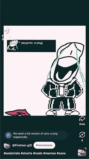 Sans crying #sansmeme #undertale