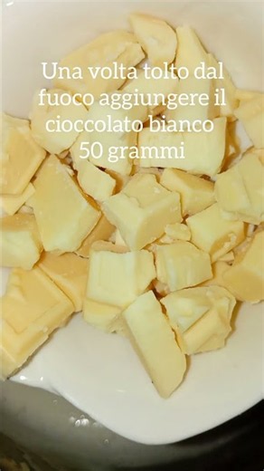 Budino al cioccolato bianco #cibo #food #assaggiamo #recipe #cucinafacile #perte #dolci #mangiare