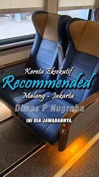 LUXURY & CHEAP EXECUTIVE TRAIN MALANG - JAKARTA‼️ Ride the JAYABAYA New Generation Train
