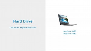 如何卸下 Inspiron 灵越 5480、5580 硬盘