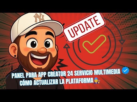 Como app de pelis + series + tv con App Creator 24 con Admin Panel como actualizar.