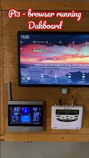Dakboard Display Setup | Pi 3 Dakboard Display | NOAA Weather | Acurite Atlas Touchscreen