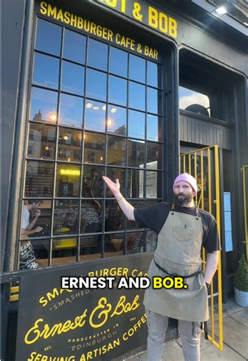 Smash Burgers and bold flavours at @Ernest&Bob on Leith Walk in Edinburgh! Ernest & Bob serves up no nonsense burgers that you will tell your friends about! Think double patties, bold flavours and neighbourhood vibes! A local favourite on the Walk! 📍 305 Leith Walk #keepedinburghthriving #edinburgh #leith #supportlocal #foodie