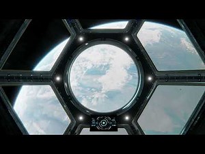 Earth Orbit from Space Station - Relaxing Background/Screensaver [1 Hour, 4K]
