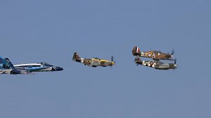169K views · 6.2K reactions | Hurricane, Spitfire, Mustang, and Hornet Heritage Formation! One more post to honor the first flight anniversary of the legacy F/A-18 Hornet with this beautiful formation flown at Oshkosh 2024. Great collection of fighters! #f18 #sound #spitfire #p51 #hurricane | Ryan Tykosh Photography | Facebook