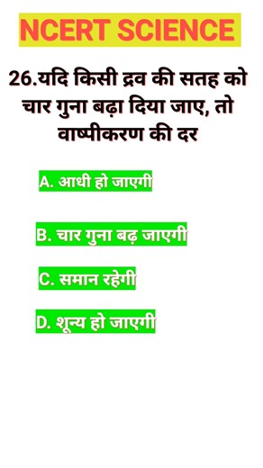 NCERT SCIENCE MCQ 26