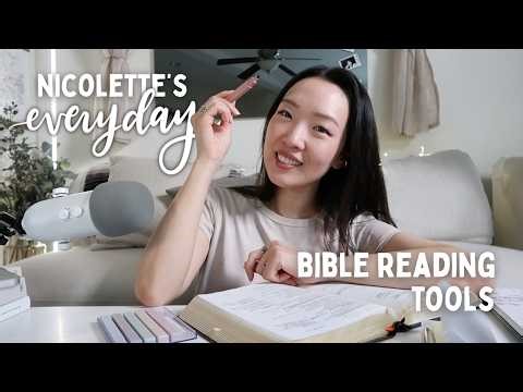 my bible reading essentials & the highlighting method i'm testing ✍🏻📖