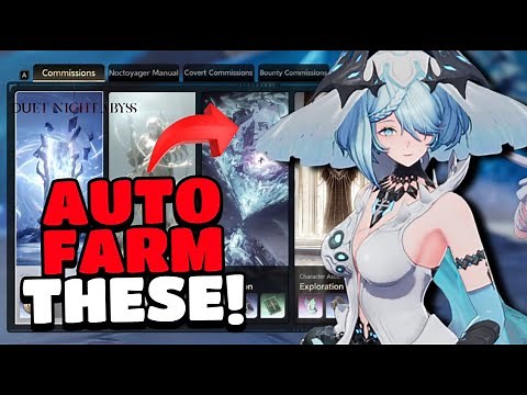 How to Auto Farm Commissions in DUET NIGHT ABYSS! And Which Is The Best??