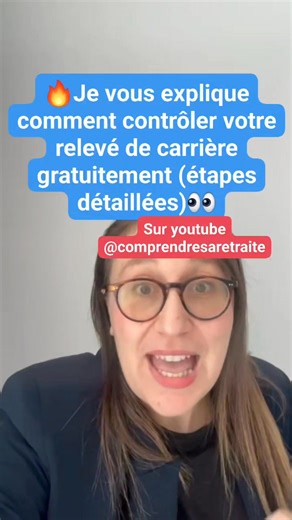 Retraite on vous montre les étapes à suivre pour repérer vos erreurs et comprendre vos trimestres. 🎥 Regardez la vidéo jusqu’à la fin #Retraite #RelevéDeCarrière #Trimestres #CARSAT #AgircArrco | Comprendre & Préparer sa Retraite - Futurs Retraités