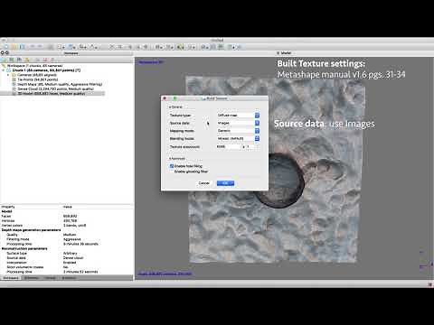 Agisoft Metashape - Build texture (3D mesh built from dense cloud)