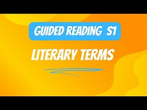 Literary Terms