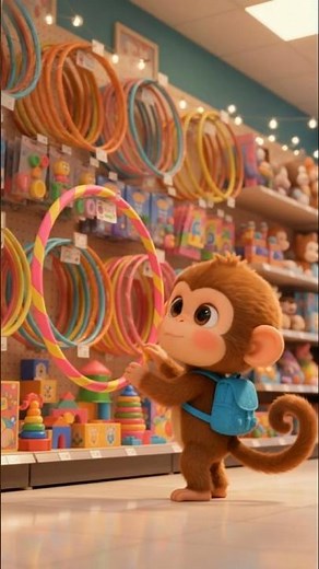 The Cutest Monkey Buys a Gift for His Best Friend ❤️ | Heartwarming 3D Animation #shorts