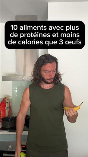 10 aliments avec + de protéines et - de calories que 3 œufs 👇