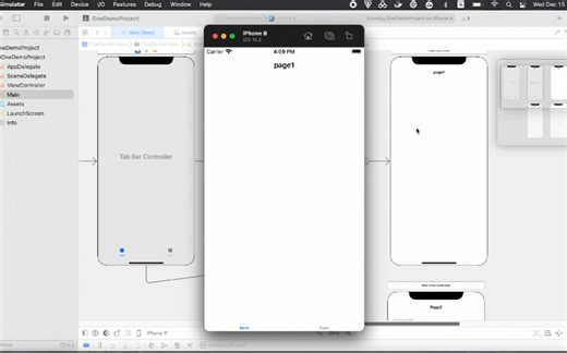 iOS一分钟用storyboard搭建Tab+Nav架构