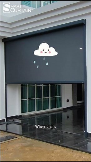 Patio need Manual Zipblind Outdoor Blind? See how it work! - Smart Curtain Malaysia