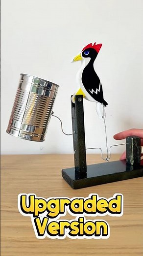 I upgraded my woodpecker automaton and it’s 🔥 #short