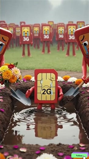 👉 “2G SIM Ki Antim Vidai 😢 | Emotional Village Funeral of 2G | 5G Ka Zamana” #shortvideo #aivideo