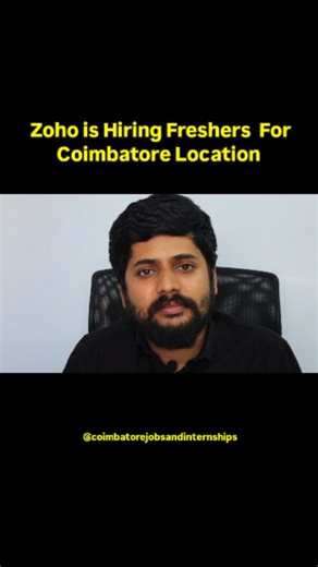 Coimbatore jobs and internships on Instagram: "Comment " Interested " to get Job application link"