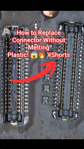 How to Replace Connector Without Melting Plastic! 😱🔥 #Shorts