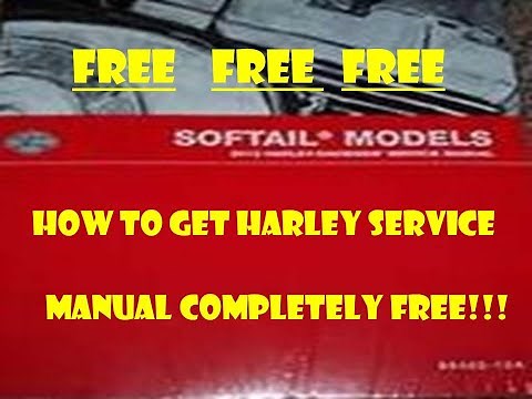 How to Get FREE Harley Service Manuals and Parts List