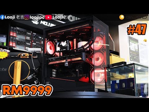 Okinos Aqua 9 ARGB AMD Ryzen 5 7500F RTX 5070 GAMING PC BUILD IN 2025 MALAYSIA | Laoji老吉