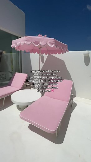 Luxury Villa in Bali: A Palm Springs Barbie Dream Home