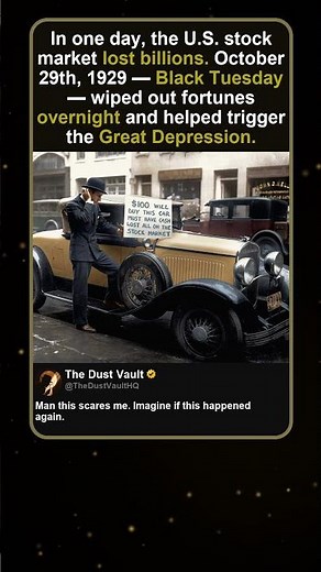 Black Tuesday 1929 Wiped Out Fortunes in a Single Day