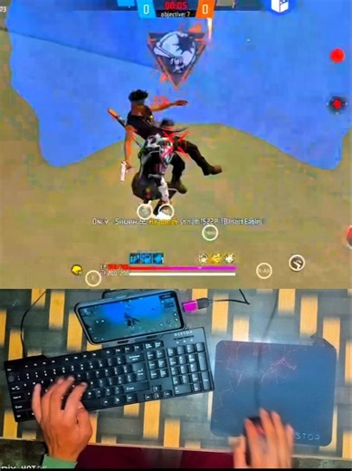 Free Fire Gaming Keyboard | ⌨️🖱📱 Mix Pro GeekGamer #freefire #mixpro #geekgamer#kyboardmousefreefire