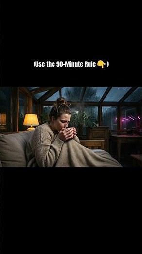 How to lower your cortisol before bed 🌿🌧️ #Cortisol #StressRelief