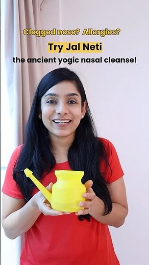 How to do Jal Neti for clearing Nasal Passage 👃💧#jalneti #yogatips #pranayama