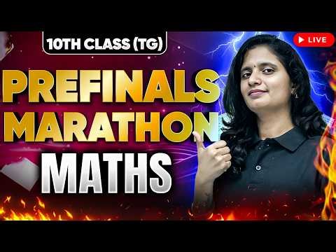 Most Important Questions & Tips | Maths | 10th Class | Prefinals Marathon | Telangana