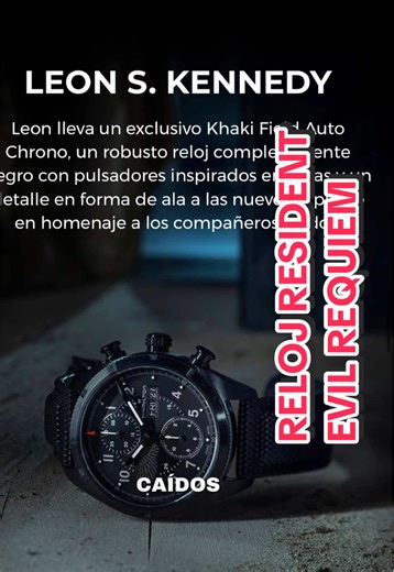 El reloj de Resident Evil Requiem que utiliza Leon S. Kennedy puede ser tuyo #videojuegos #residentevilrequiem #eltiovegas #elvegasplay