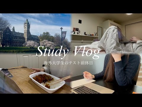 【Study Vlog】テスト前と将来への不安に押しつぶされながら図書館で勉強する1日😞📚