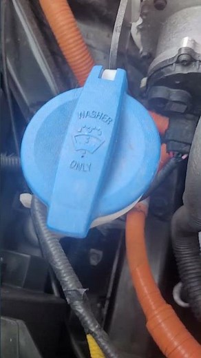 Kia Niro Ev 2023 bonnet catch, washer fluid & 12v battery location.#automobile #car #kia #battery