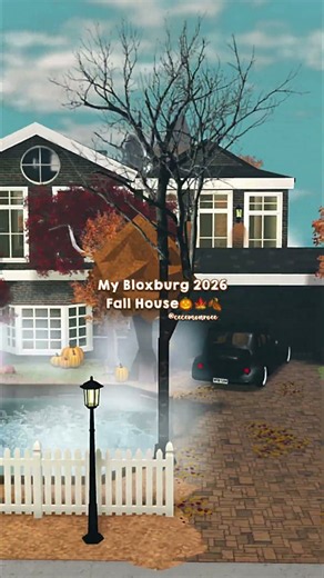 My bloxburg 2026 fall house #fall #autumn #bloxburg