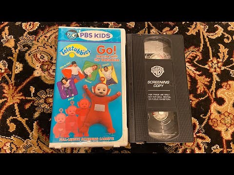 Teletubbies Go! Exercise with the Teletubbies 2001 SCREENER VHS