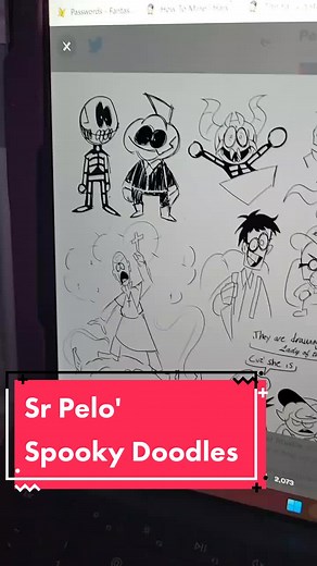 Exploring Sr Pelo's Spooky Doodles on Twitter
