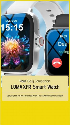 Your Daily Companion: LOMAXFR Smart Watch