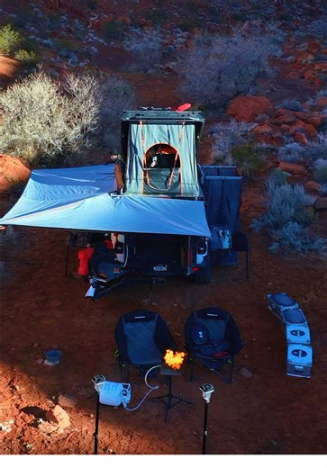 Chasing lines across the map, finding places that feel unreal. Guided here by onX Offroad. This is the reward #onXOffroad #OverlandAdventure #FindYourLine #CampVibes #ModeOverlandX@onX Offroad @Toni J Fandino